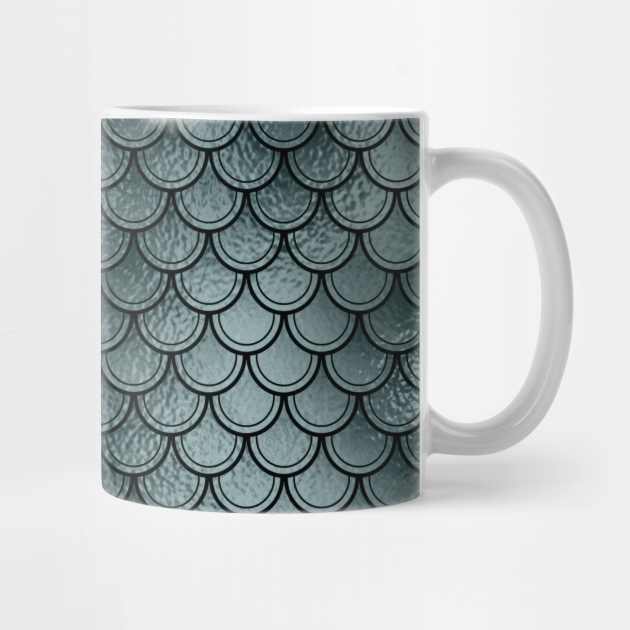 Shiny Gray Snake Scales by Letters by Meliora